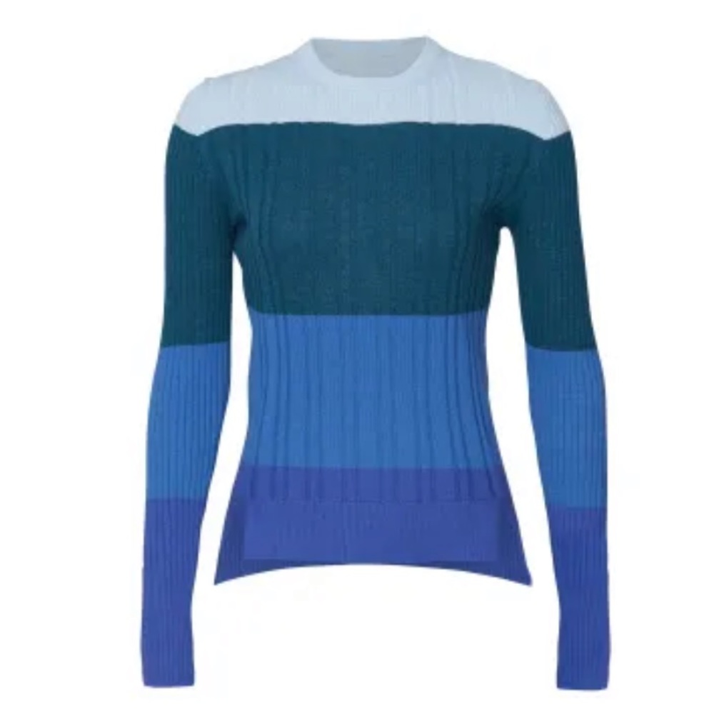 Tome nyc size 2 blue color block sweater